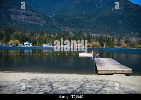 Lake Errock In Deroche, Mission, British Columbia, Canada Stock Photo ...