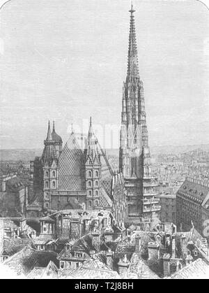 Vienna - Old Engraving (1617), An old view of Vienna. It wa…