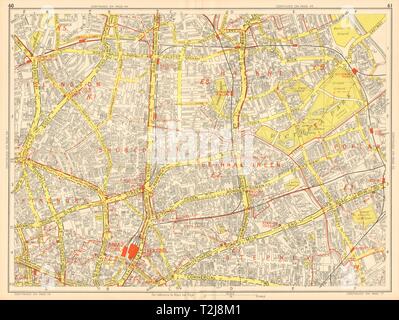 Street map of Hackney, East London, England Stock Photo: 97746389 - Alamy