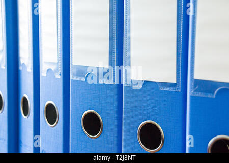 Office folders isolated on the white background Stock Photo