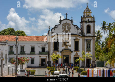 Olinda, Brazil - 27 January 2019: The Sant Bento church at Olinda in Brazil Stock Photo