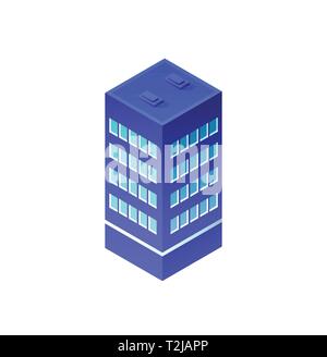 Vector isometric urban architecture Stock Vector Image & Art - Alamy