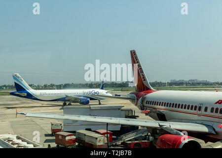 March 2018, Kolkata Airport,West Bengal, India. March 2018 Stock Photo
