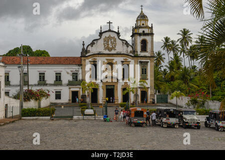 Olinda, Brazil - 27 January 2019: The Sant Bento church at Olinda in Brazil Stock Photo