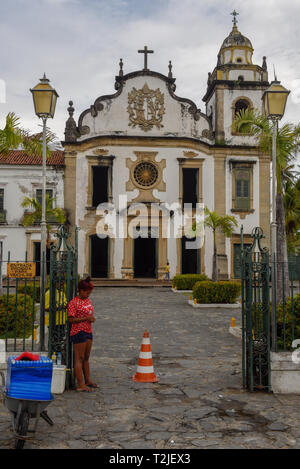 Olinda, Brazil - 27 January 2019: The Sant Bento church at Olinda in Brazil Stock Photo