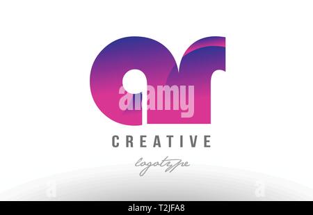Design of alphabet letter combination AR A R on black background with ...