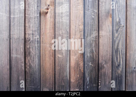 Close up of weathered timber cladding Stock Photo