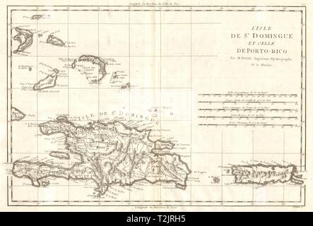 Puerto Rico Colonial Map Vintage map of Hispaniola and Puerto Rico from 19th century. All maps ...