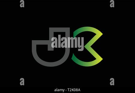 grey blue alphabet letter jc j c logo 3d design suitable for a company ...
