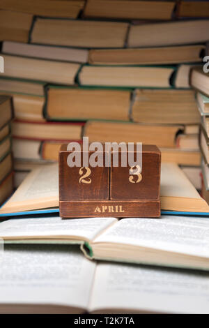 World Book Day, April 23 Stock Photo