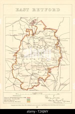 East Retford, Nottinghamshire. JAMES. Parliamentary Boundary Commission ...