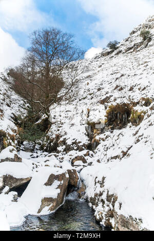 Icicles in Langdale, Lake District, UK Stock Photo - Alamy