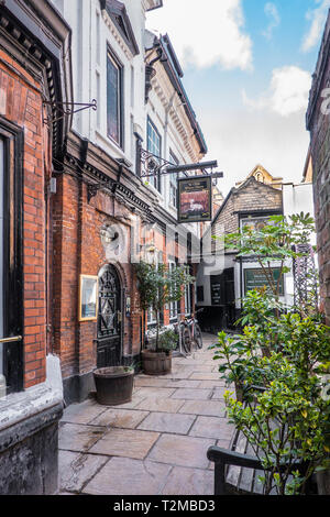 Ye Olde White Harte,Pub,Silver Street,Kingston upon Hull,England Stock Photo