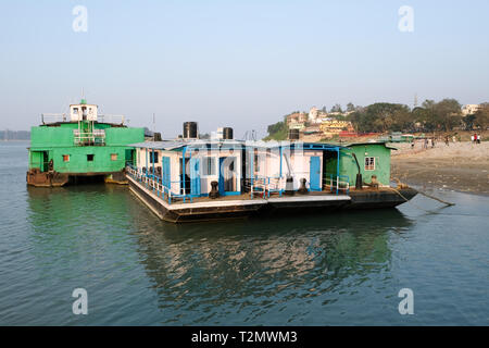 Riverside of the Brahmaputra in Guwahati, Assam, India Stock Photo