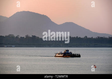 Riverside of the Brahmaputra in Guwahati, Assam, India Stock Photo