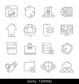Digital technology and networking. Security, protection, innovation in cyberspace. Editable Barcode. EPS 10. Stock Vector