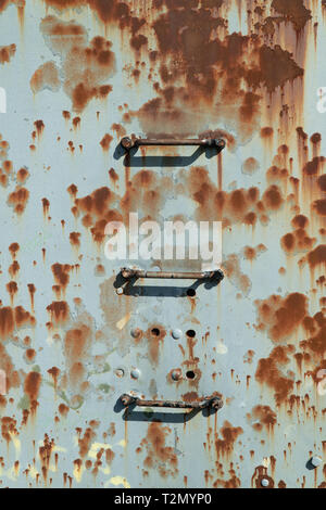 Rusty metal texture background. Old metal iron rust texture. Wheathered industrial surface. Aged concept Stock Photo