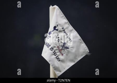 London, UK. 3rd Apr, 2019. General View during the Premier League match between Tottenham Hotspur and Crystal Palace at Tottenham Hotspur Stadium on April 3rd 2019 in London, England. (Photo by Paul Raffety/phcimages.com) Credit: PHC Images/Alamy Live News