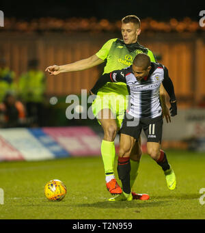 Paisley, Scotland, UK. 3rd April 2019, Ladbrokes Premiership football ...