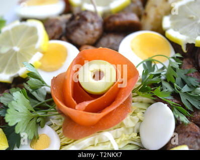 wll decorated party catering food,image Stock Photo