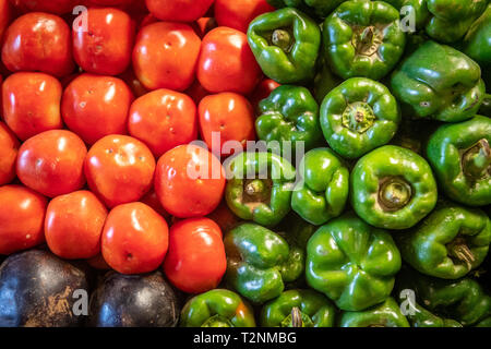 Produce for sale Kimironko Market , Kigali Rwanda Stock Photo