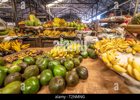 Fresh produce for sale , Kimironko Market , Kigali Rwanda Stock Photo