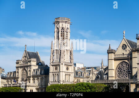 Church of Saint-Germain-l'Auxerrois - Paris Stock Photo