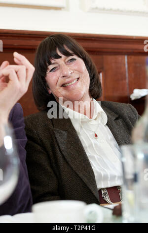 Valerie Grove at The Oldie Literary Lunch 05/03/19 Stock Photo