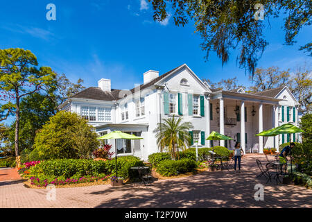 Christy Payne Mansion in Marie Selby Botanical Gardens in Sarasota Florida Stock Photo