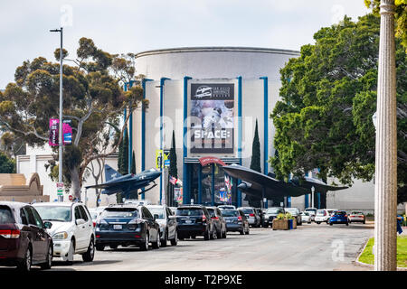 March 19, 2019 San Diego / CA / USA - San Diego Air and Space Museum in Balboa Park Stock Photo