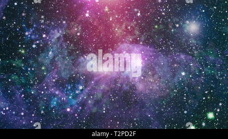 High quality space background. Elements of this image furnished by NASA. Stock Photo