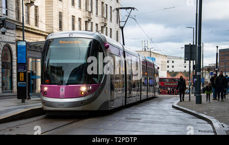 Birmingham, England - March 17 2019: Stock Photo