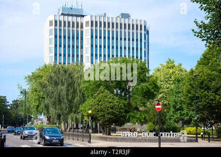 Enfield Civic Centre, Silver Street, Enfield Town, London Borough of Enfield, Greater London, England, United Kingdom Stock Photo