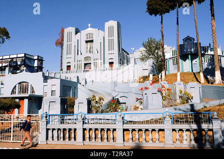 Mary Help of Christians Cathedral in Shillong, Meghalaya state , Northeast-India Stock Photo