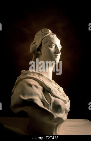 Statue of Marianne, national symbol of the French Republic Stock Photo