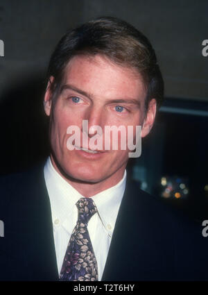 BEVERLY HILLS, CA - MARCH 13: Actor Christopher Reeve attends the 46th Annual Writers Guild of America Awards on March 13, 1994 at the Beverly Hilton Hotel in Beverly Hills, California. Photo by Barry King/Alamy Stock Photo Stock Photo