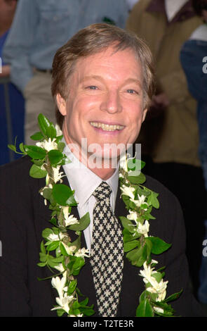 LOS ANGELES, CA. February 29, 2000:  Actor RICHARD CHAMBERLAIN on the Hollywood Walk of Fame where he was honored with the 2,154th star. Chamberlain opens in Los Angeles tomorrow in a stage production of The Sound of Music.    © Paul Smith / Featureflash Stock Photo