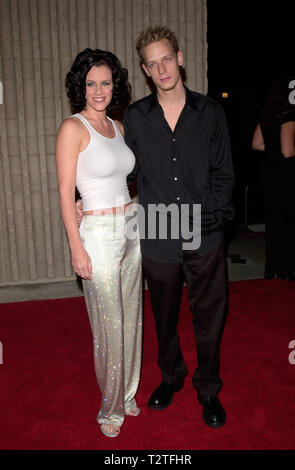 LOS ANGELES, CA. February 03, 2000:   Actress JENNY McCARTHY & hasband JOHN ASHER at the world premiere, in Los Angeles, of 'Scream 3.' © Paul Smith / Featureflash Stock Photo