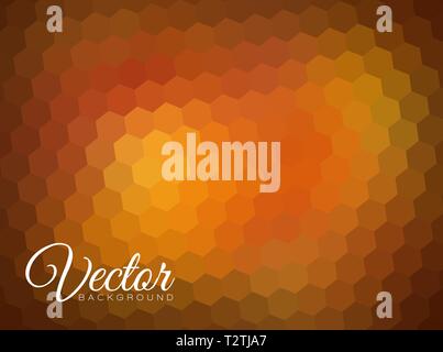 Abstract blur background made from hexagons with place for your text Stock Vector