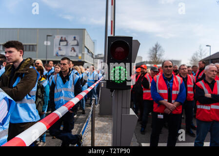 Bamberg Germany 04th Apr 2019 During A Demonstration