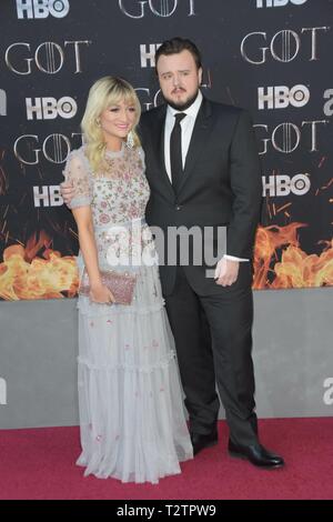 John Bradley and Bex April May at the 2019 BAFTA Los Angeles and BBC ...