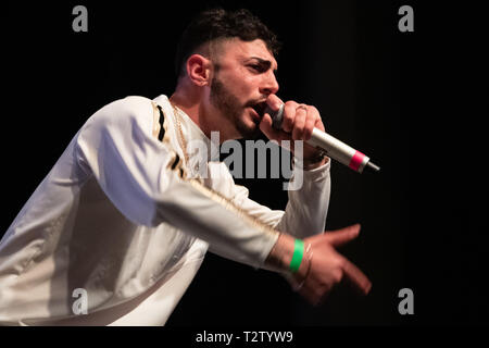 Padua, Italy. 03rd Apr, 2019. Music Concert: Young Copper on tour in Padua 03 April 2019 Credit: Independent Photo Agency/Alamy Live News Stock Photo