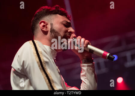 Padua, Italy. 03rd Apr, 2019. Music Concert: Young Copper on tour in Padua 03 April 2019 Credit: Independent Photo Agency/Alamy Live News Stock Photo