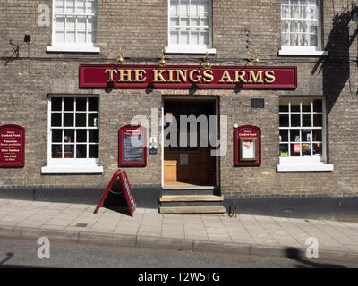 The Kings Arms Pub Saffron Walden Stock Photo