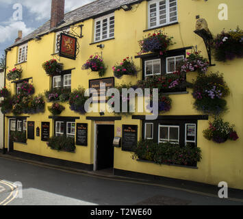 The Golden Lion Hotel, Padstow, North Cornwall Stock Photo