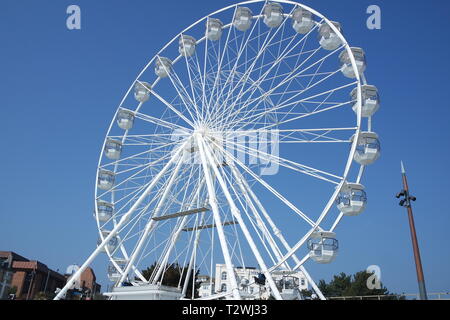 Ferris Wheel in Bournemouth Gardens Stock Photo