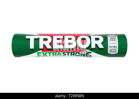 trebor extra strong mints Stock Photo - Alamy