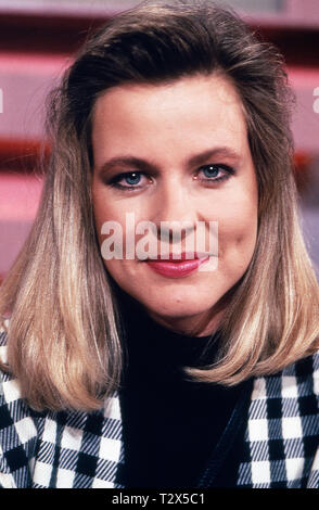 Anja Schüte, deutsche Schauspielerin, ca. 1989. German actress Anja Schuete, ca. 1989. Stock Photo