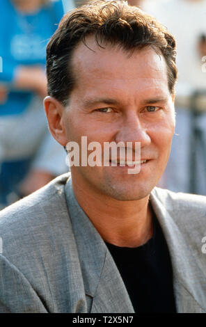 Der deutsche Schauspieler und Synchronsprecher Manfred Lehmann ca. 1990. The german actor and voice actor Manfred Lehmann circa 1990 Stock Photo