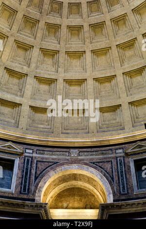 The Pantheon (118-128 AD) in Rome, Italy. Stock Photo